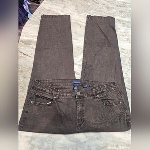 Bandolino Mandie Jeans Women’s 18W Short Dark Wash Straight Leg Stretch Denim